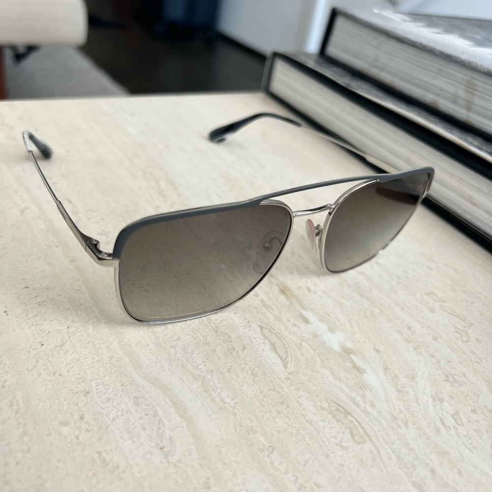 Prada Sunglasses Silver with Grey